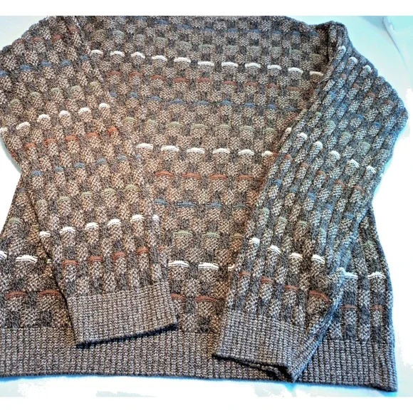 Croft & Barrow Men's Vintage Brown Sweater Size L - Picture 5 of 8